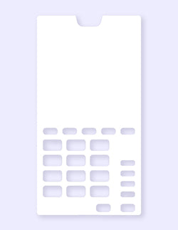 VTech A2210-5 Room Phone Face Plate