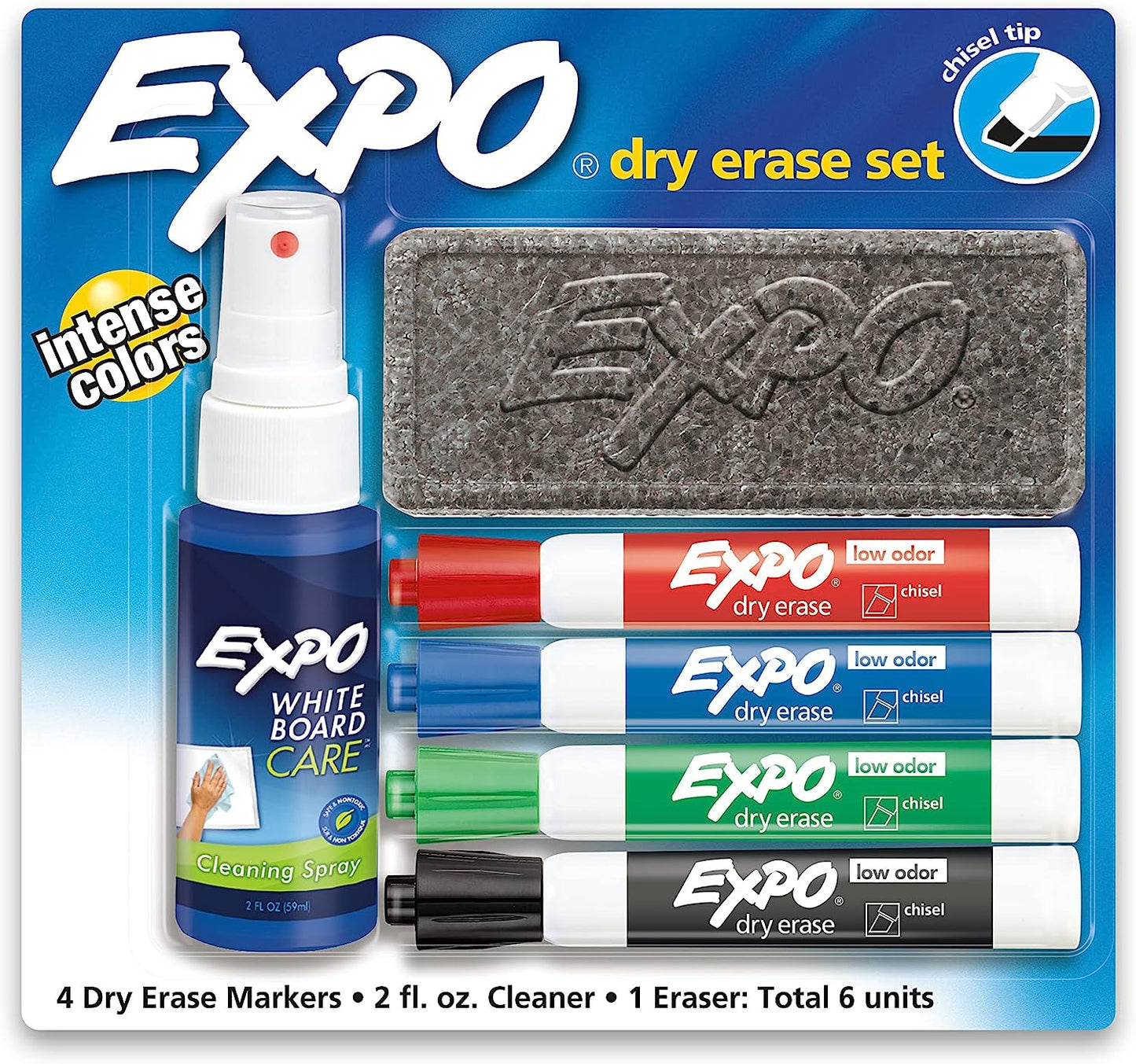 EXPO Low Odor Dry Erase Marker Set