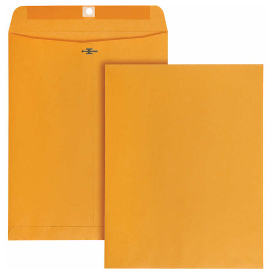 Metal Clasp Envelope, 10" x 13" 150 Count