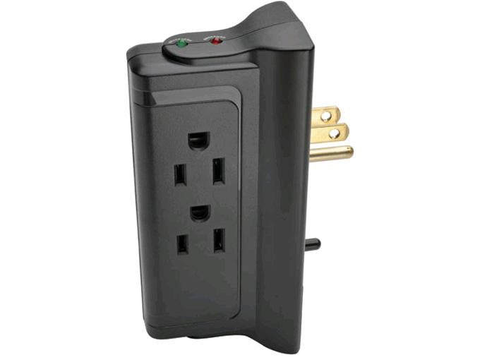 Tripp Lite Surge Protector Wallmount Direct Plug In 120V 4 Outlet 720 Joule
