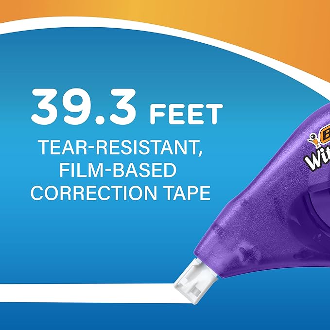 BIC Wite-Out Brand EZ Correct Correction Tape, 39.3 Feet
